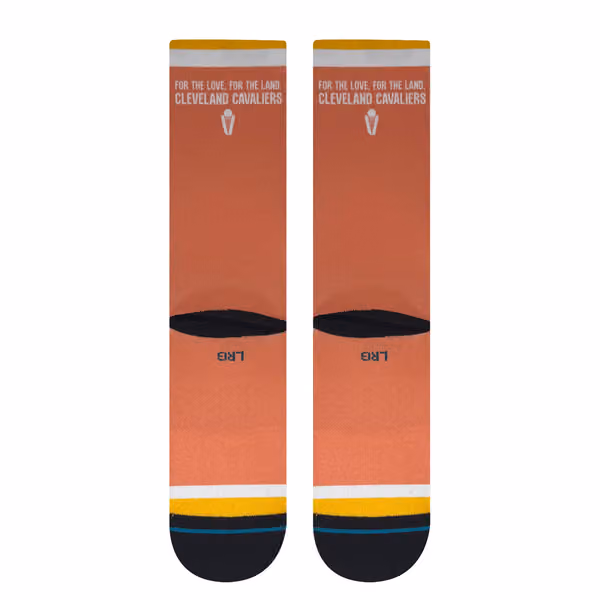 Cleveland Cavaliers 2025-26 NBA City Edition Crew Socks view 3
