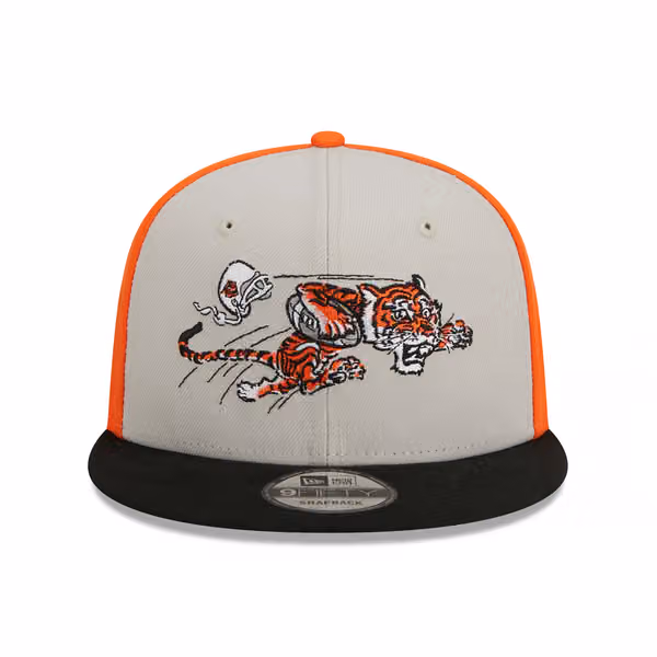 Cincinnati Bengals Historic 2023 NFL Sideline New Era 9FIFTY Snapback Cap view 3