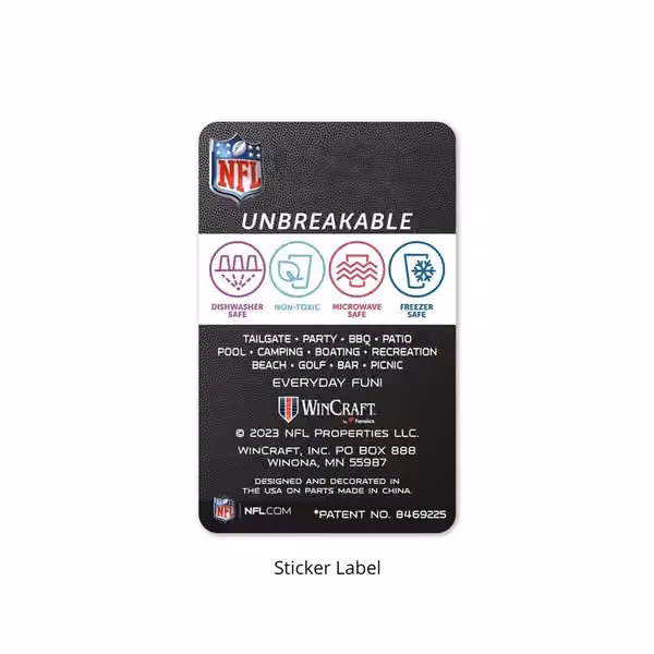 Buffalo Bills Icicle Silicone NFL Pint Glass view 2