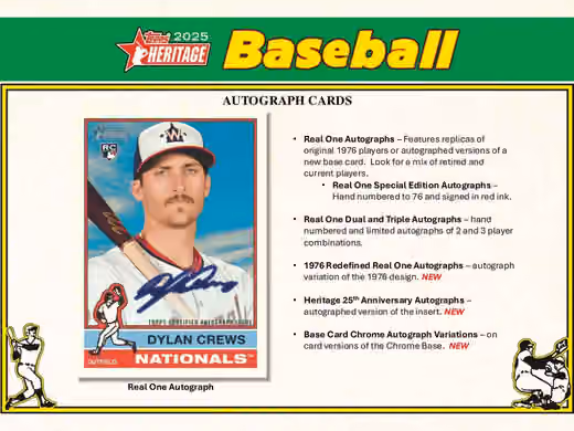 2025 Topps Heritage Baseball MLB Hobby Box view 5