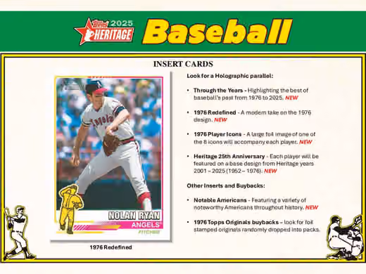 2025 Topps Heritage Baseball MLB Hobby Box view 4