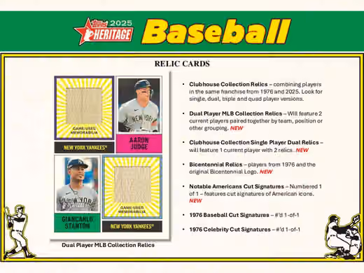 2025 Topps Heritage Baseball MLB Hobby Box view 6