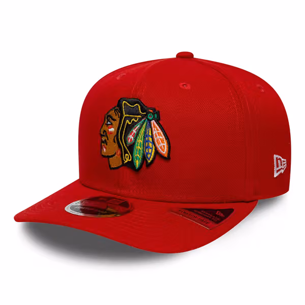 Chicago Blackhawks 9SEVENTY Stretch-Snap NHL Cap Red product photo