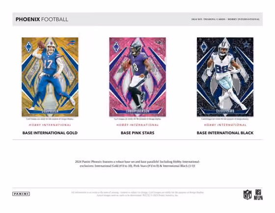 2024 Panini Phoenix Football NFL International Mega Box view 2