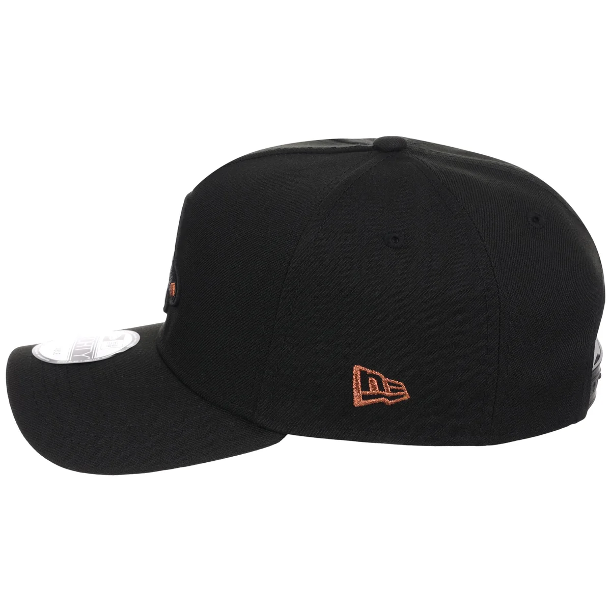 Boston Red Sox MLB Black x Rust FASHION CORE New Era 9FORTY A-Frame detail view