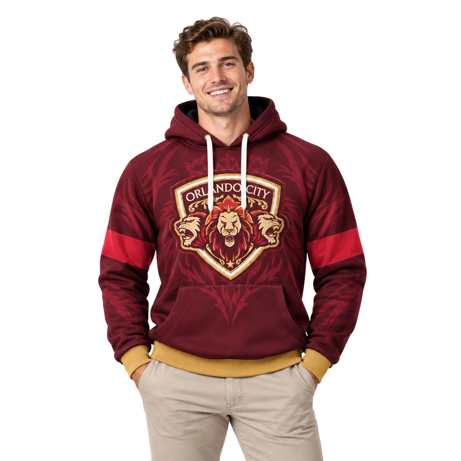 Orlando City SC Fleece Hoodie Fierce Lion