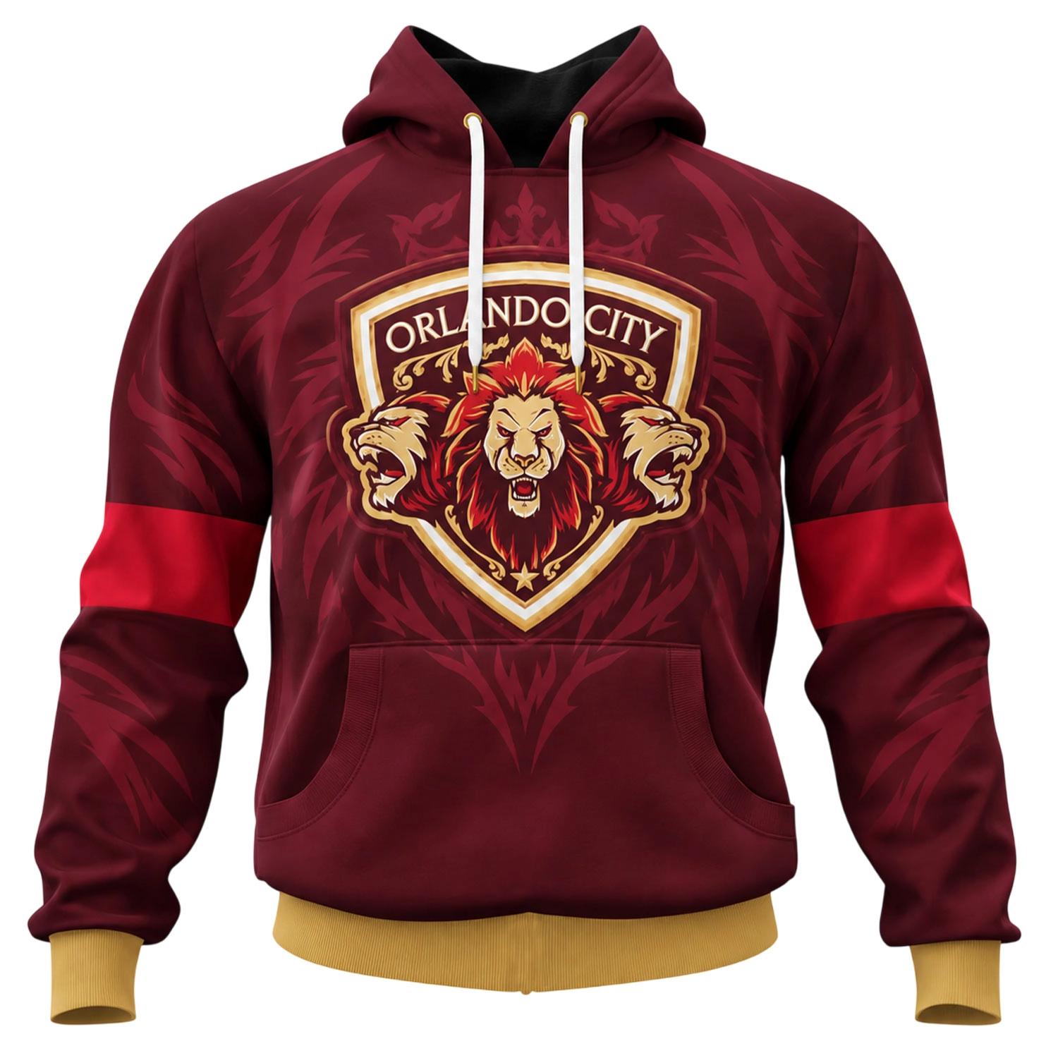 Orlando City SC Fleece Hoodie Fierce Lion