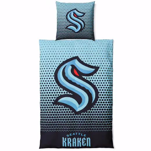 Seattle Kraken Dots NHL Bedding Set view 1