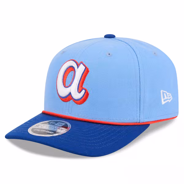 Atlanta Braves MLB City Connect Stretch-Snap 9SEVENTY Cap Blue product photo
