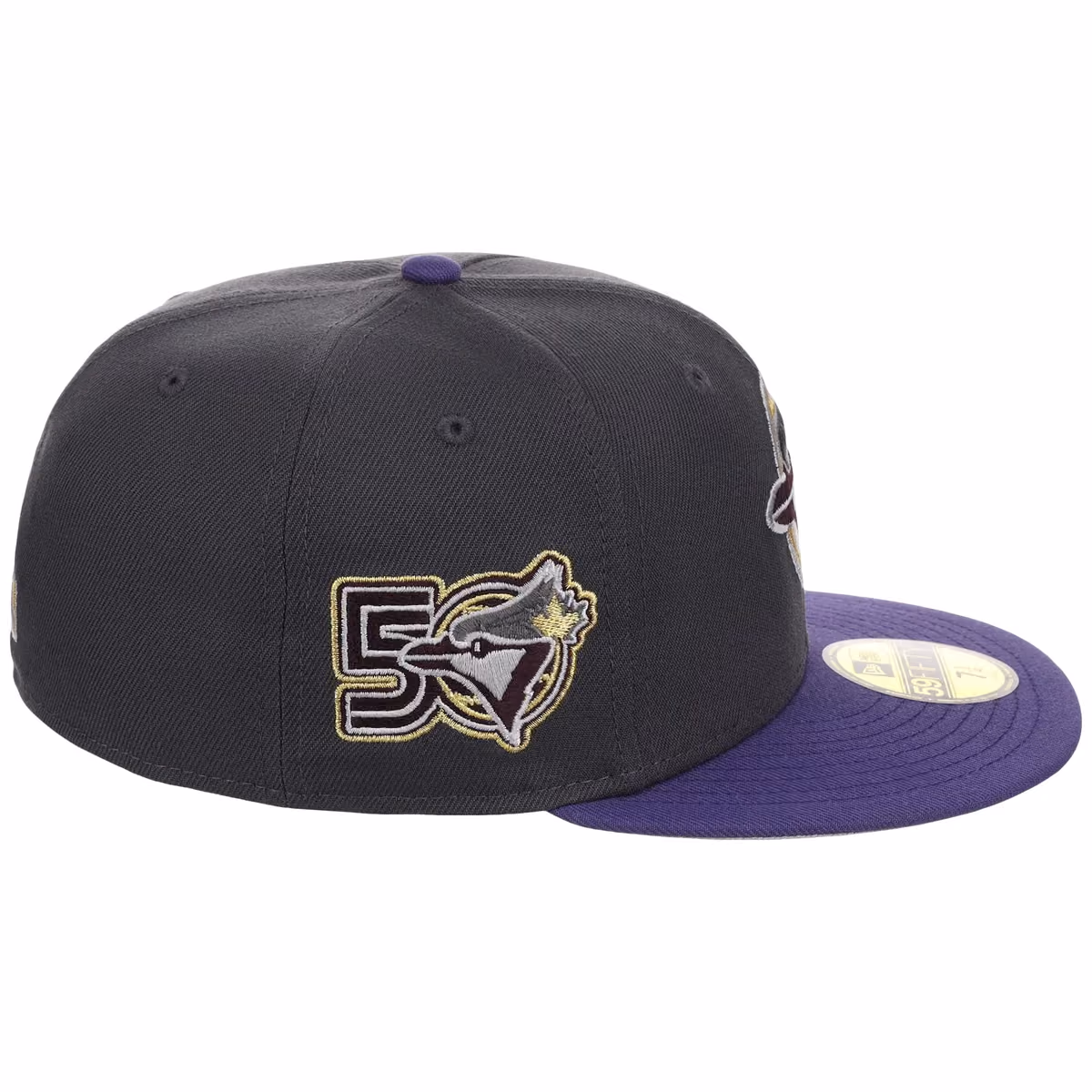Toronto Blue Jays MLB Midnight Orchid New Era 59FIFTY detail view