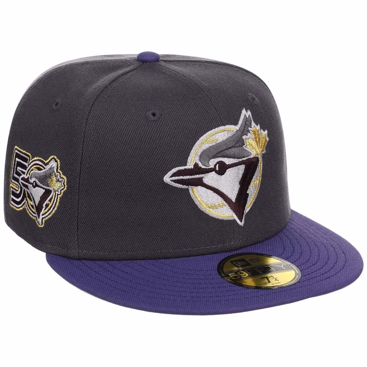 Toronto Blue Jays MLB Midnight Orchid New Era 59FIFTY front view