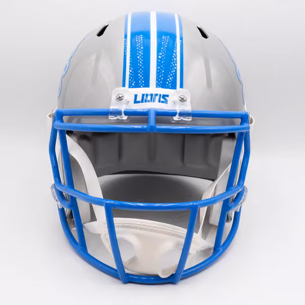 Detroit Lions Riddell Replica NFL Speed Full Size Helmet view 3