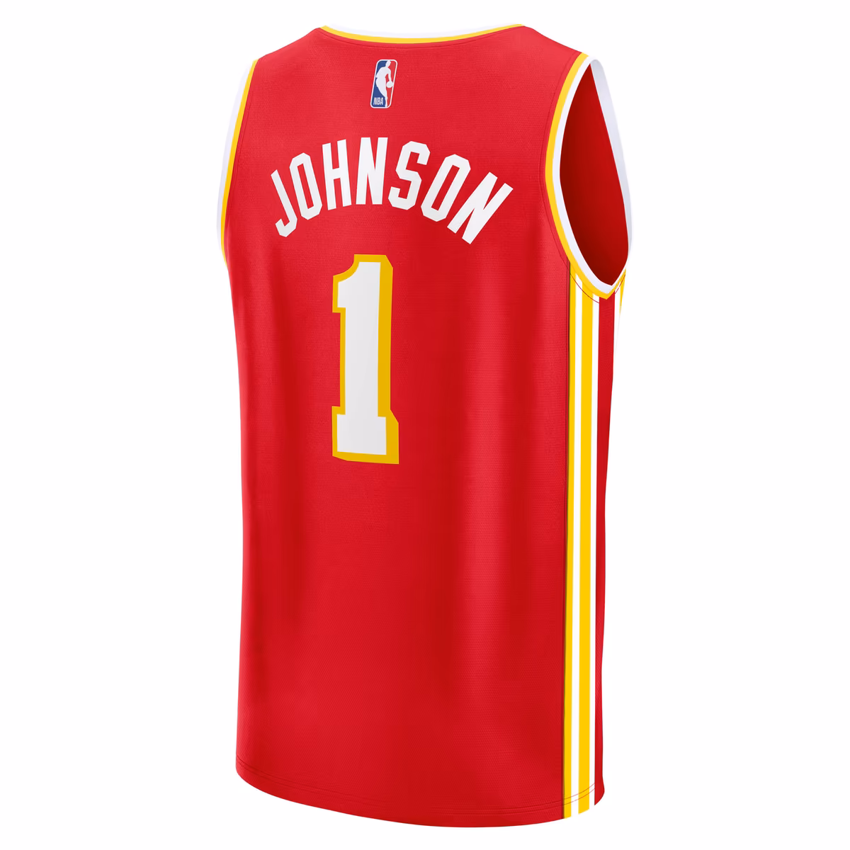 Jalen Johnson Atlanta Hawks Fast Break Replica Jersey - Icon Edition - Red view 4