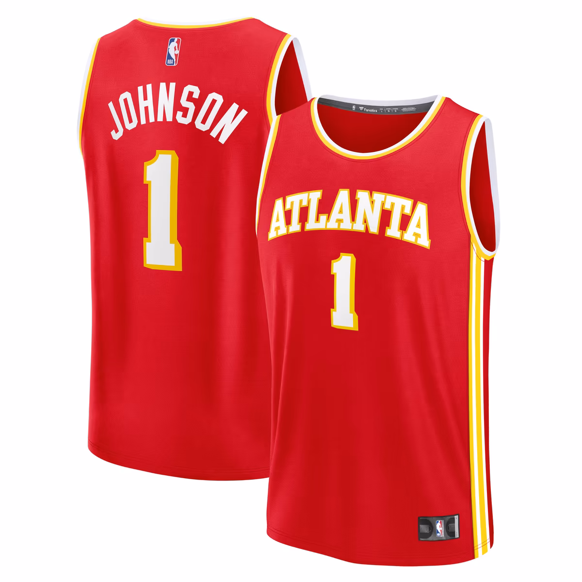 Jalen Johnson Atlanta Hawks Fast Break Replica Jersey - Icon Edition - Red view 2