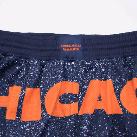 Chicago Bears Jumbotron Throwback Mitchell & Ness NFL Shorts Navy view 4