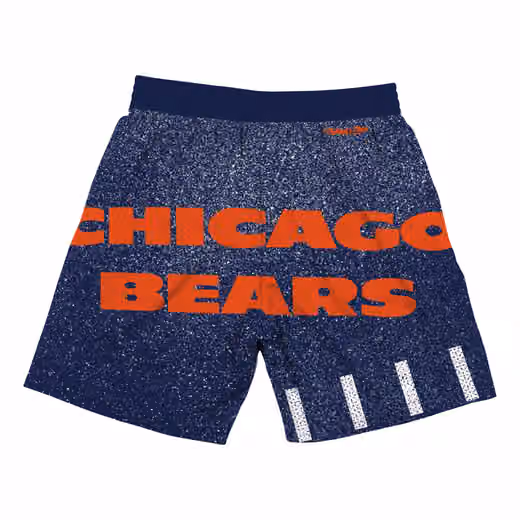 Chicago Bears Jumbotron Throwback Mitchell & Ness NFL Shorts Navy view 2