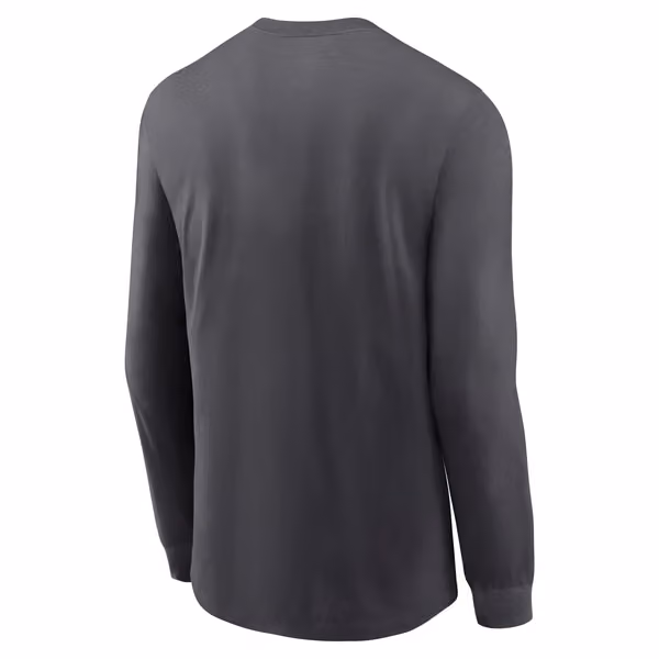 Miami Dolphins NFL All Out Nike Cotton Long Sleeve Anthracite view 2