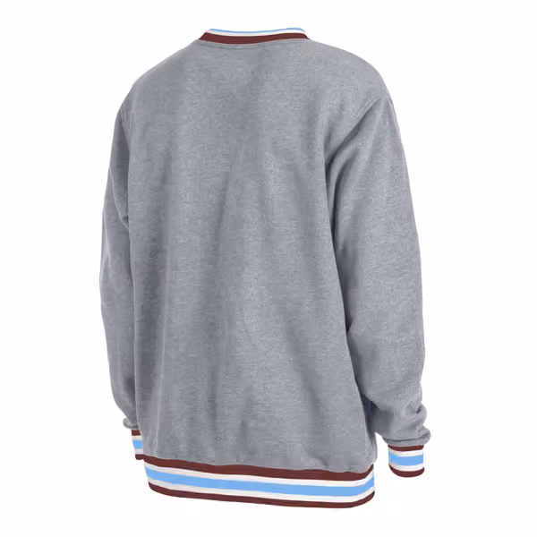 Philadelphia Phillies Throwback MLB Crew Sweatshirt Gray view 4