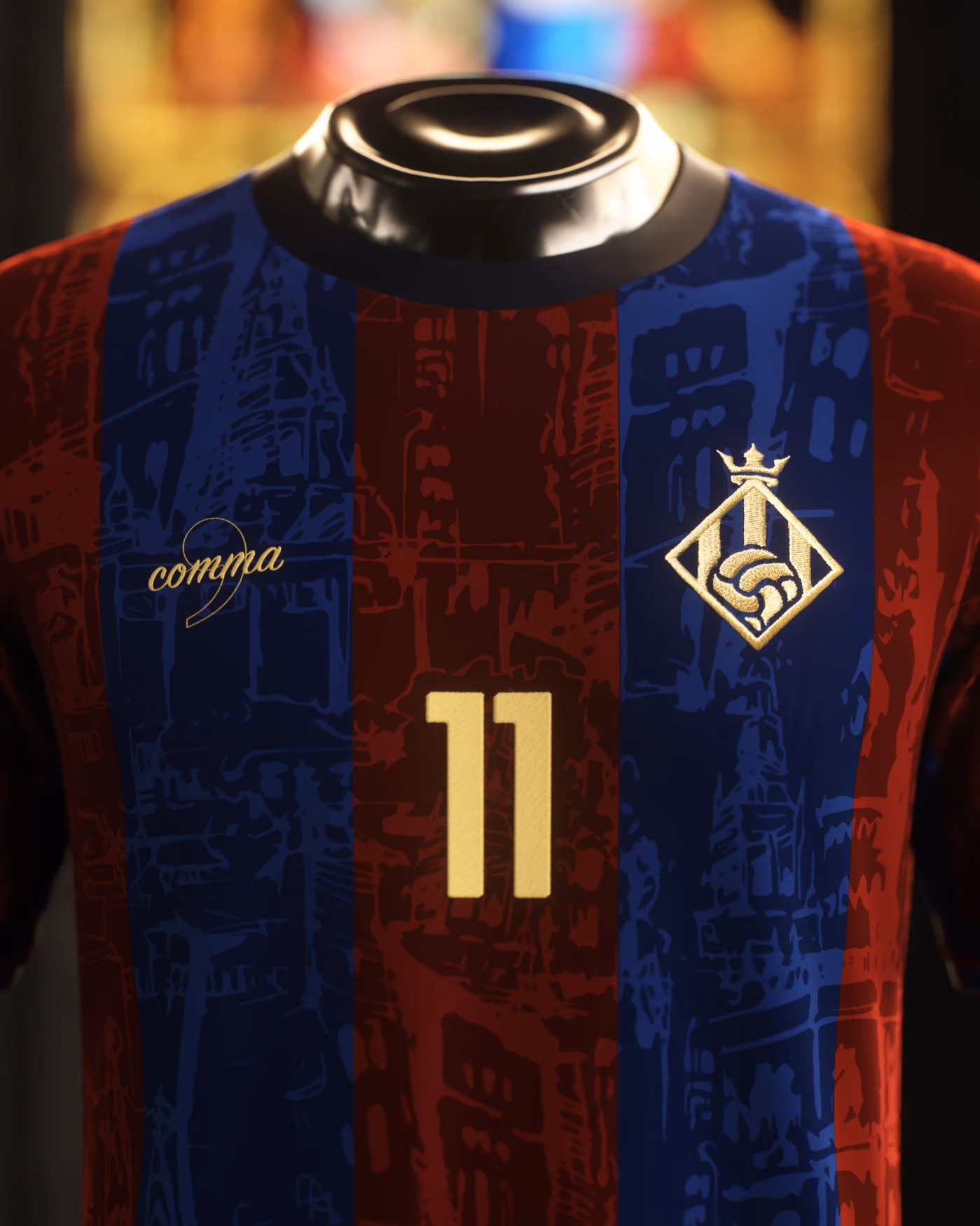 Jersevo Custom Personalized The Prince Jersey (Barcelona Edition) front view