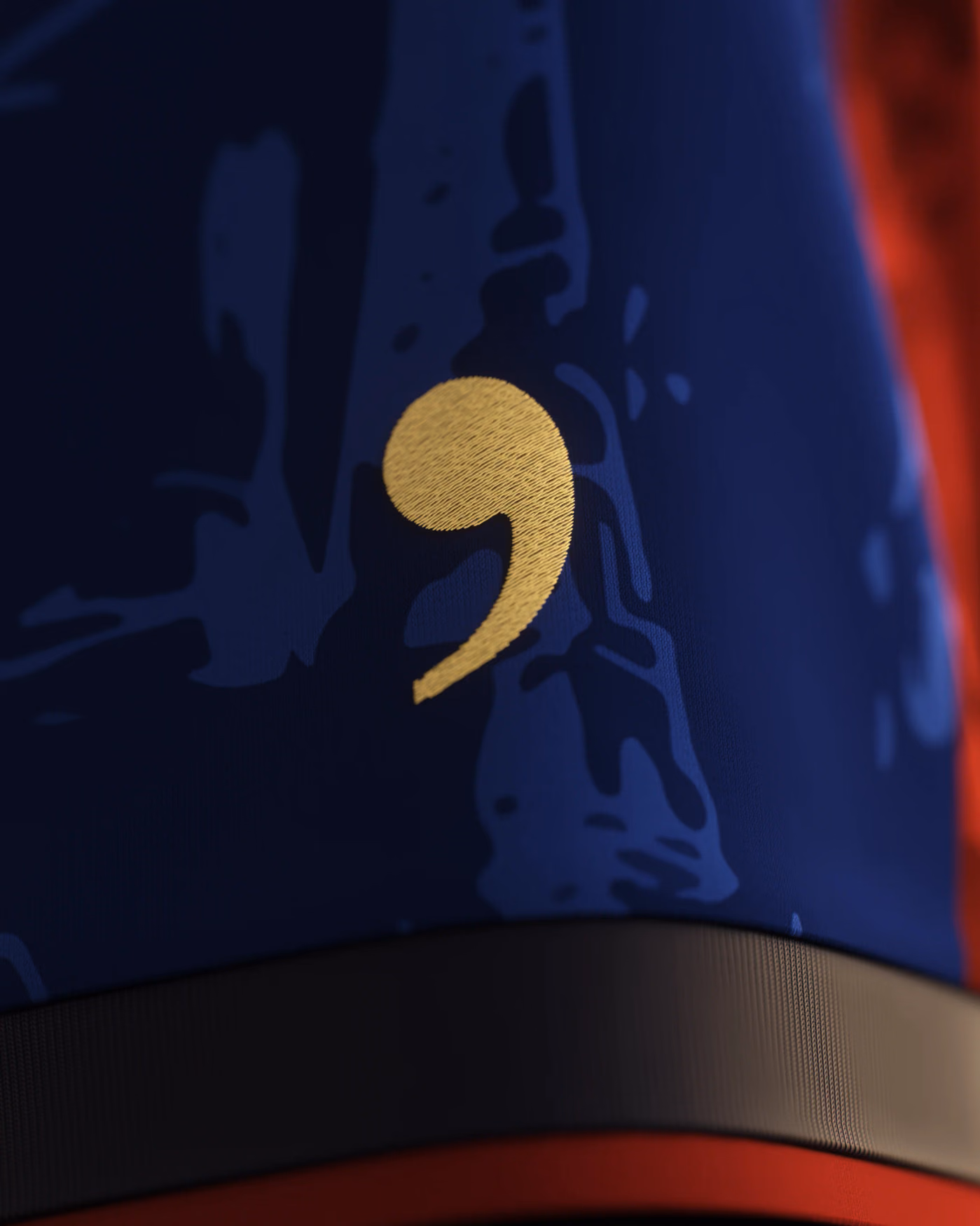 Jersevo Custom Personalized The Prince Jersey (Barcelona Edition) right sleeve detail