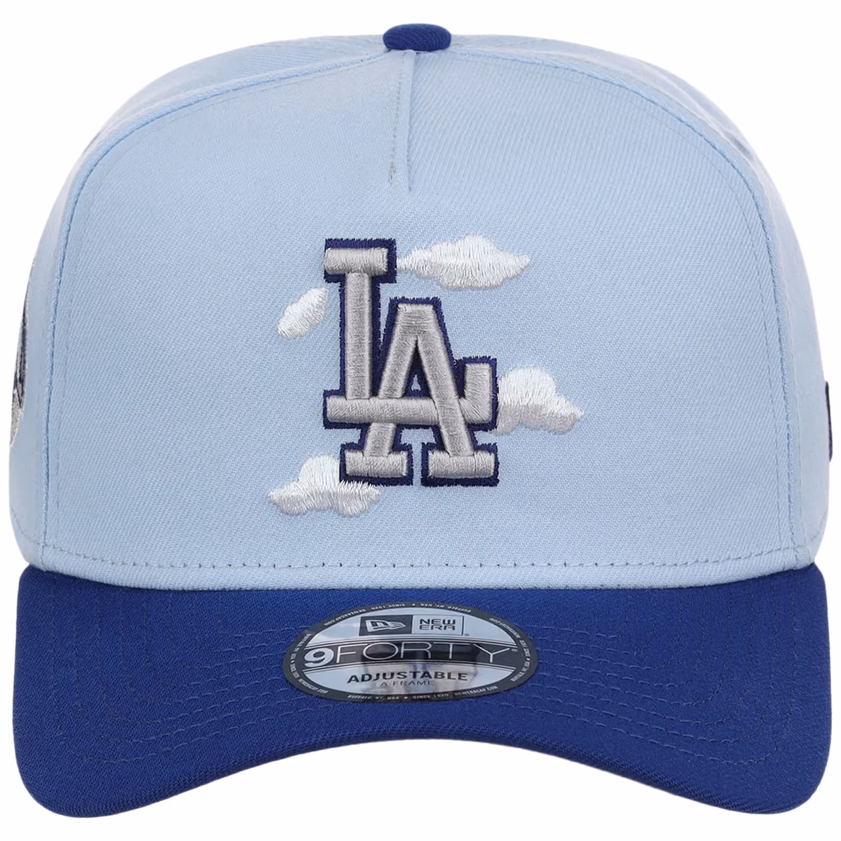 Los Angeles Dodgers Blue Heaven New Era 9FORTY A-Frame (Sky/Royal) detail view