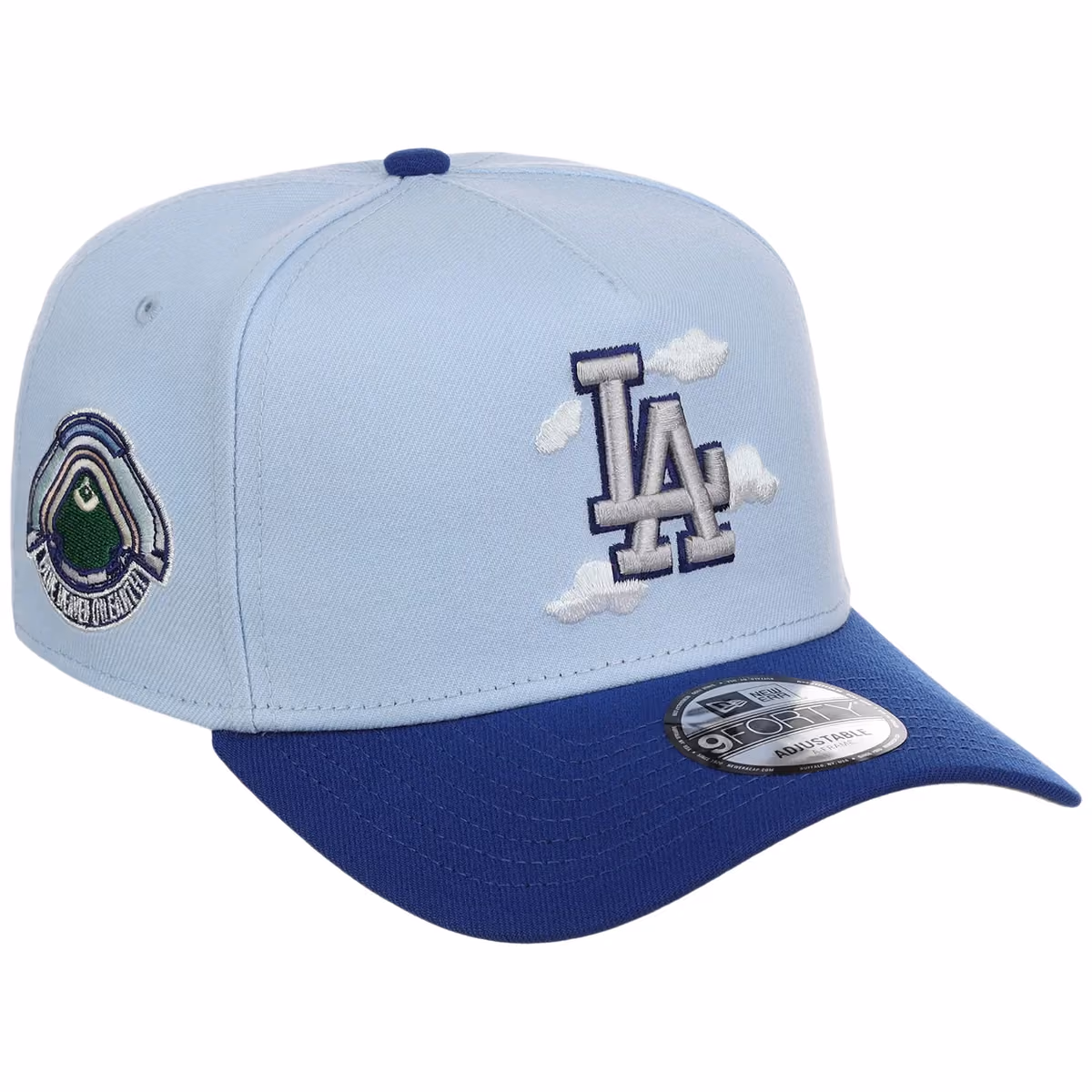 Los Angeles Dodgers Blue Heaven New Era 9FORTY A-Frame (Sky/Royal) front view
