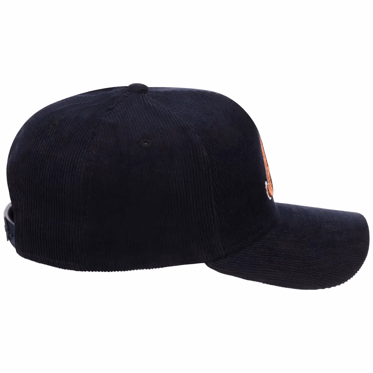 Atlanta Braves MLB Navy Cord FASHION CORE New Era 9FORTY A-Frame detail view
