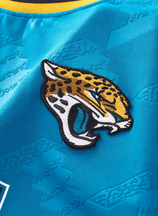 Jacksonville Jaguars 2026 Football x Football NFL Fan Jersey Teal view 3