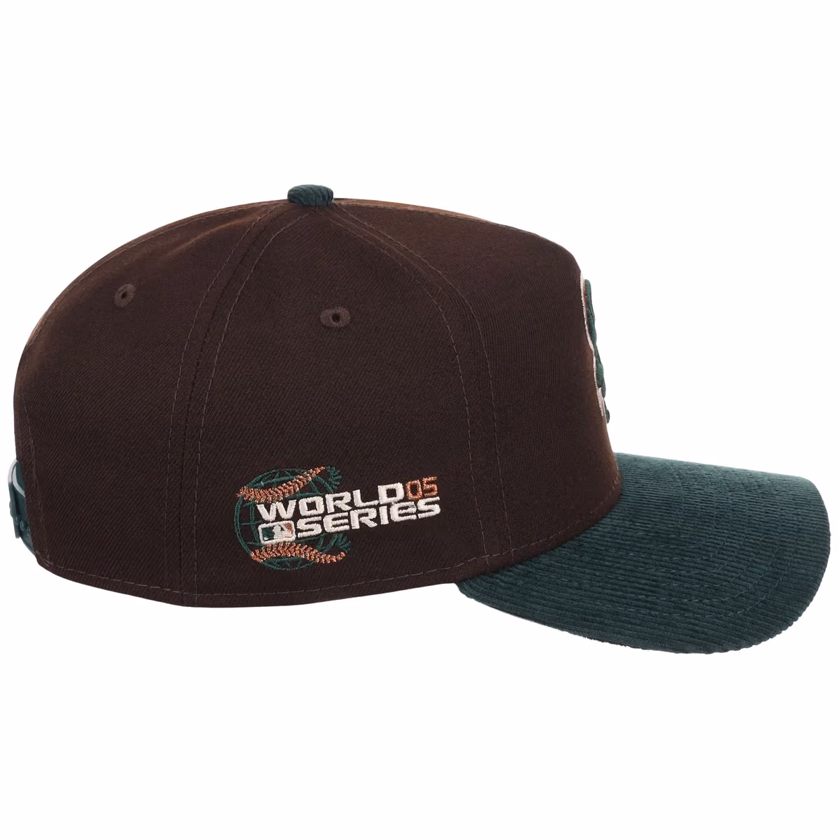 Chicago White Sox MLB Forest Ember New Era 9FORTY A-Frame detail view