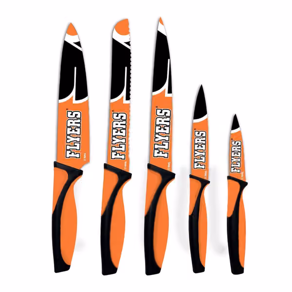 Philadelphia Flyers NHL 5-Piece Kitchen Knife Set view 2