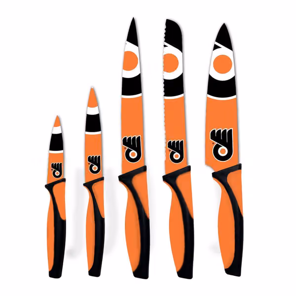 Philadelphia Flyers NHL 5-Piece Kitchen Knife Set view 1
