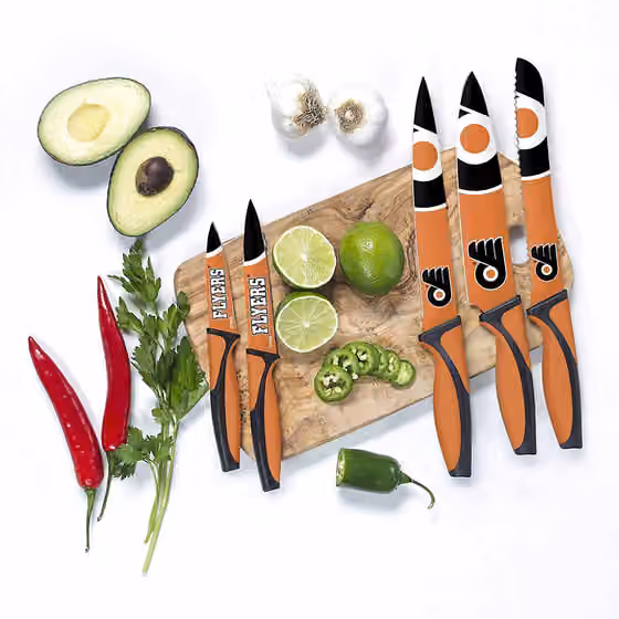 Philadelphia Flyers NHL 5-Piece Kitchen Knife Set view 4