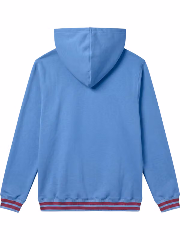 Philadelphia Phillies Felt Logo Throwback MLB Hoodie Blue view 2