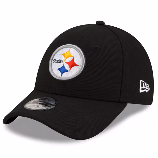 Pittsburgh Steelers NFL Team Logo 9FORTY Adjustable Cap Black (YOUTH) product photo