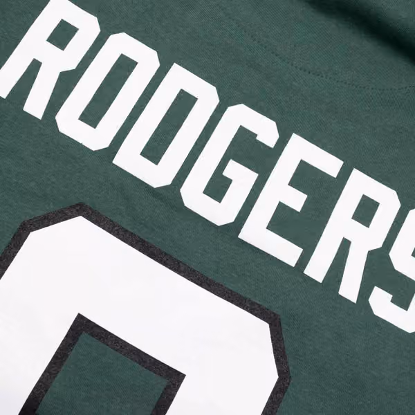 Aaron Rodgers #8 New York Jets Player NFL Hoodie Green view 4