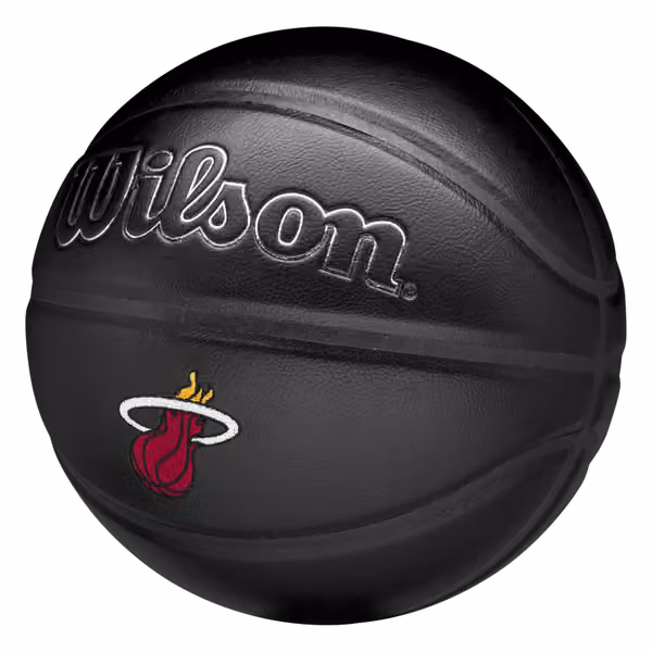 Miami Heat Premiere Wilson NBA Basketball Black (Size 7) view 5