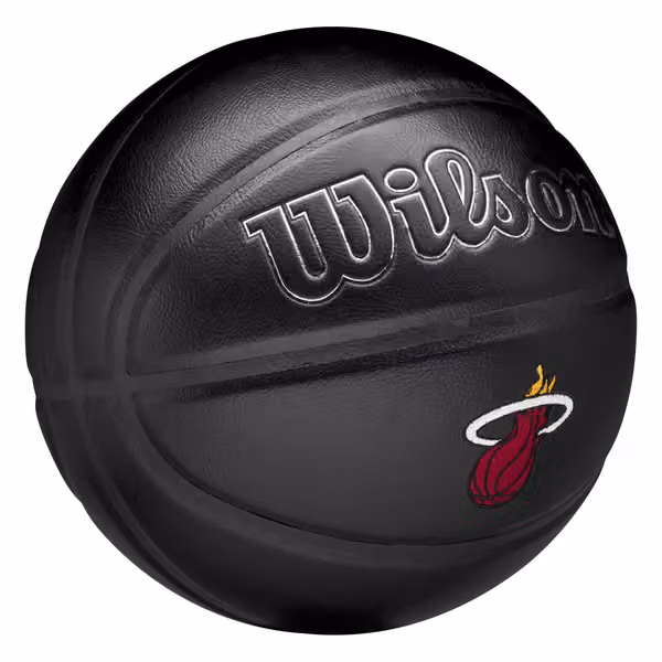Miami Heat Premiere Wilson NBA Basketball Black (Size 7) view 4