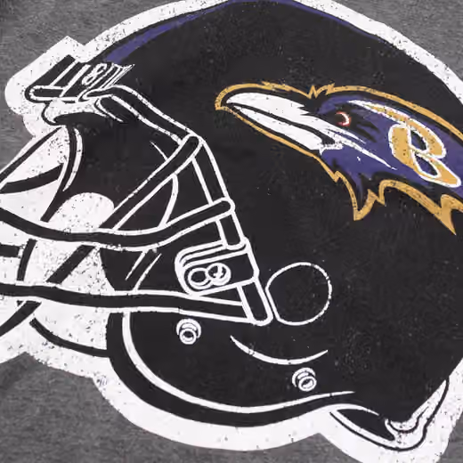Baltimore Ravens Recovered Helmet NFL T-Shirt view 3