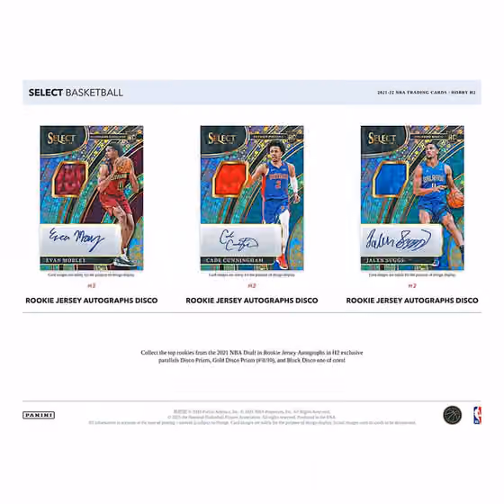 2021/22 Panini Select Basketball NBA H2 Box view 3