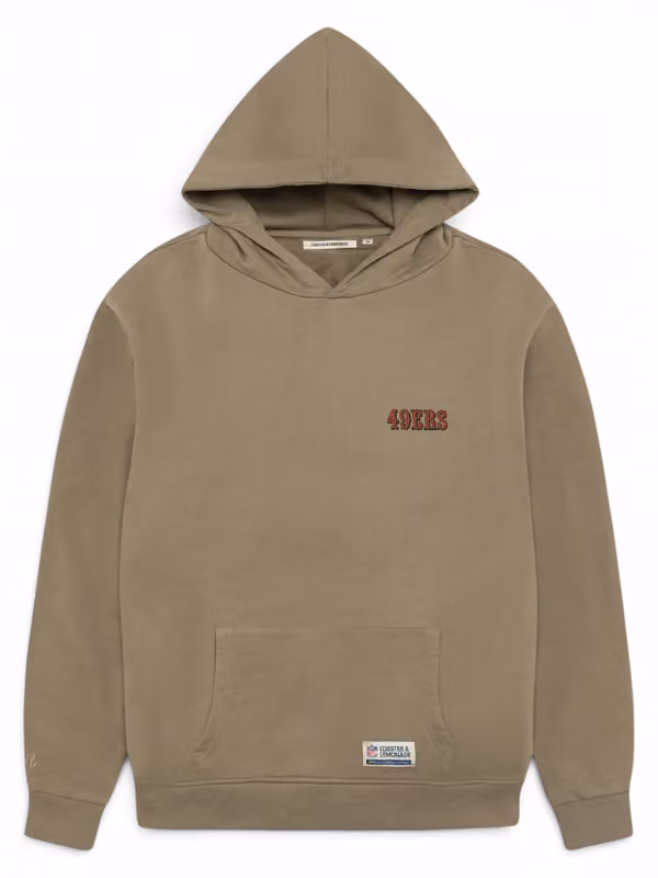 San Francisco 49ers L&L '76 Classics NFL Hoodie Brown view 2