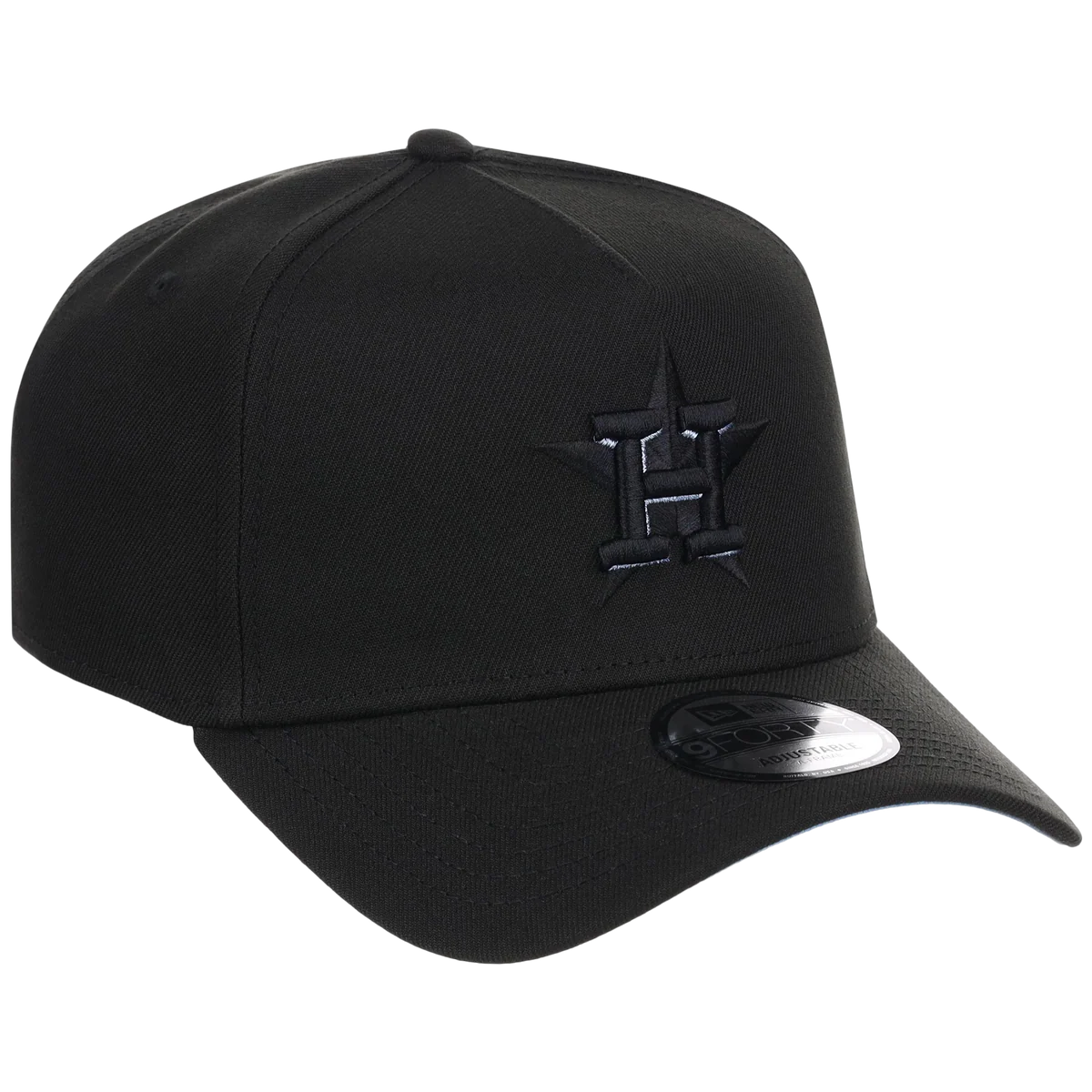 Houston Astros MLB Black Sky FASHION CORE New Era 9FORTY A-Frame front view