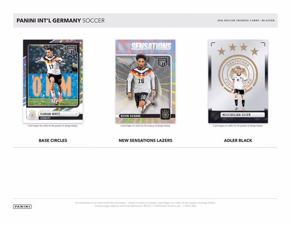 2026 Panini INTL DFB Germany Football Blaster Box view 2