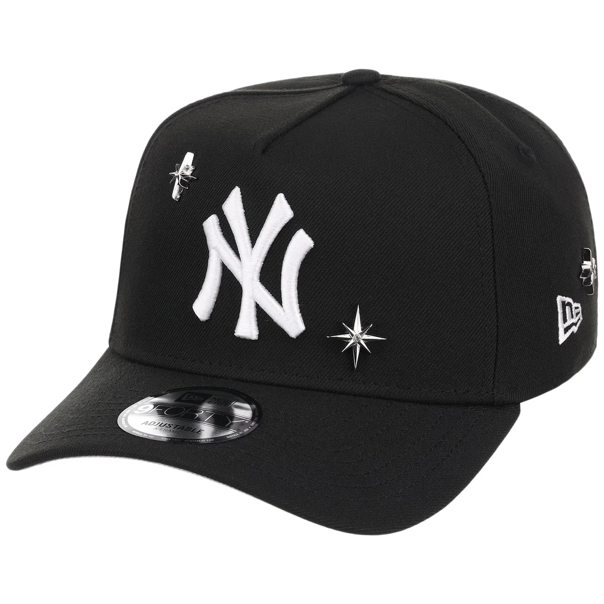 New York Yankees MLB Star Stud New Era 9FORTY A-Frame detail view