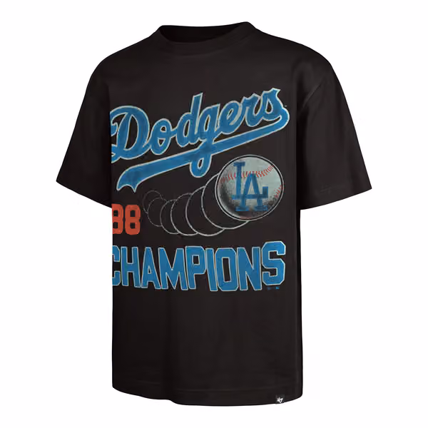 Los Angeles Dodgers Sigma '47 Foundation MLB T-Shirt Carbonite view 1