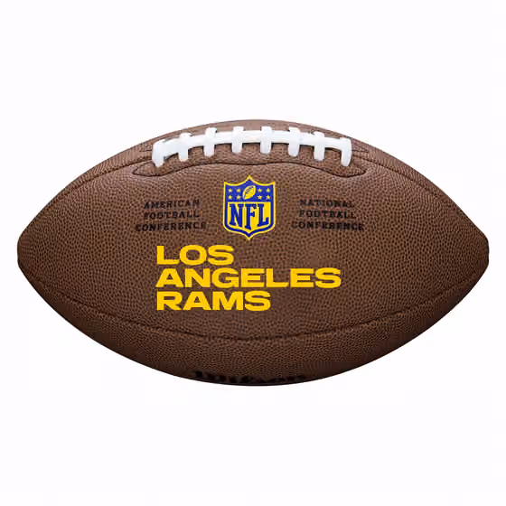 Los Angeles Rams Backyard Wilson Full Size NFL Football view 2