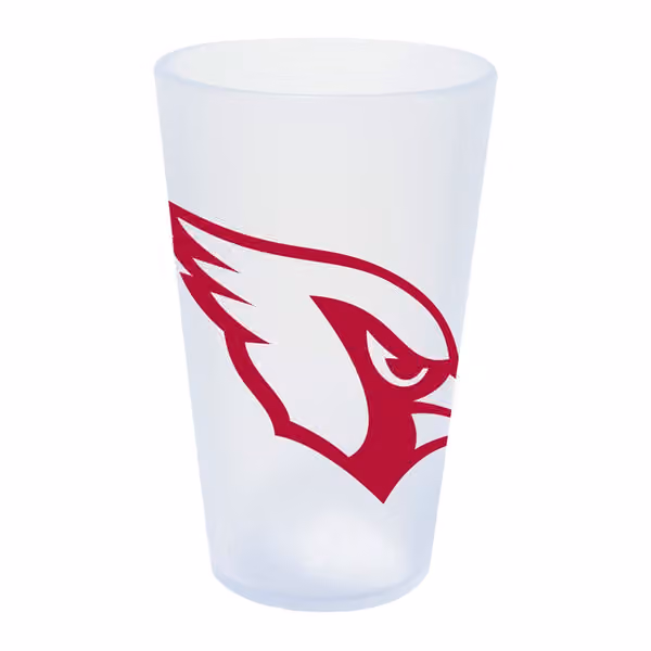 Arizona Cardinals Icicle Silicone NFL Pint Glass view 1
