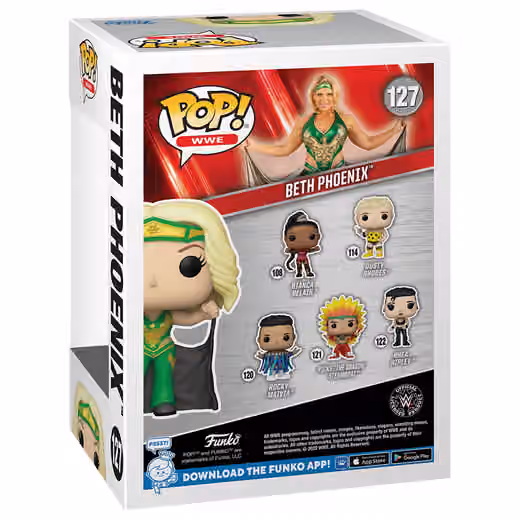 Funko POP! #127 Beth Phoenix Vinyl WWE Legends Figure view 2