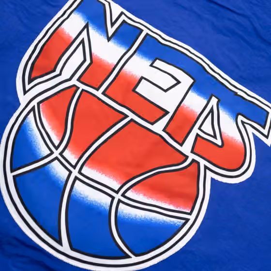 New Jersey Nets 1993-94 Authentic Warm Up NBA Jacket Blue view 4