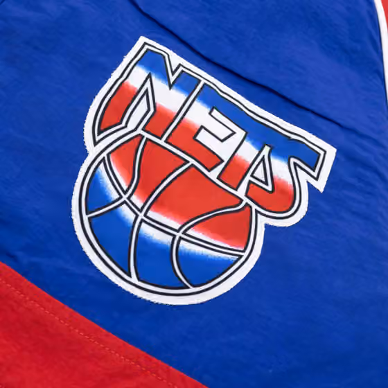 New Jersey Nets 1993-94 Authentic Warm Up NBA Jacket Blue view 3