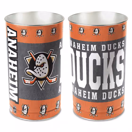 Anaheim Ducks Hockey NHL Wastebasket view 1